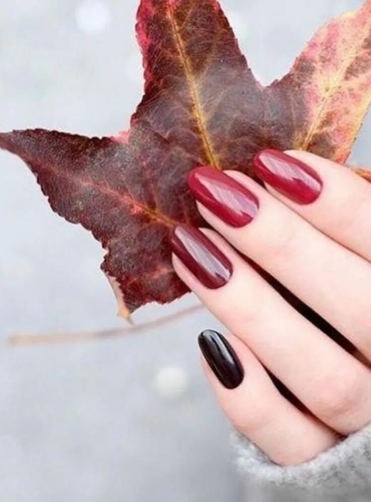 Love these fall nails so much!! They will go perfect with my outfit !! #fall #ad