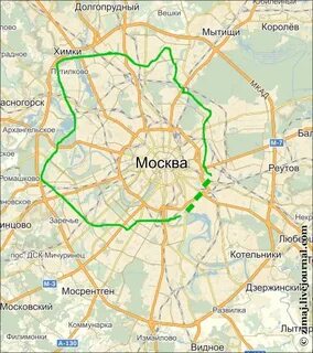 Сколько занимает москва