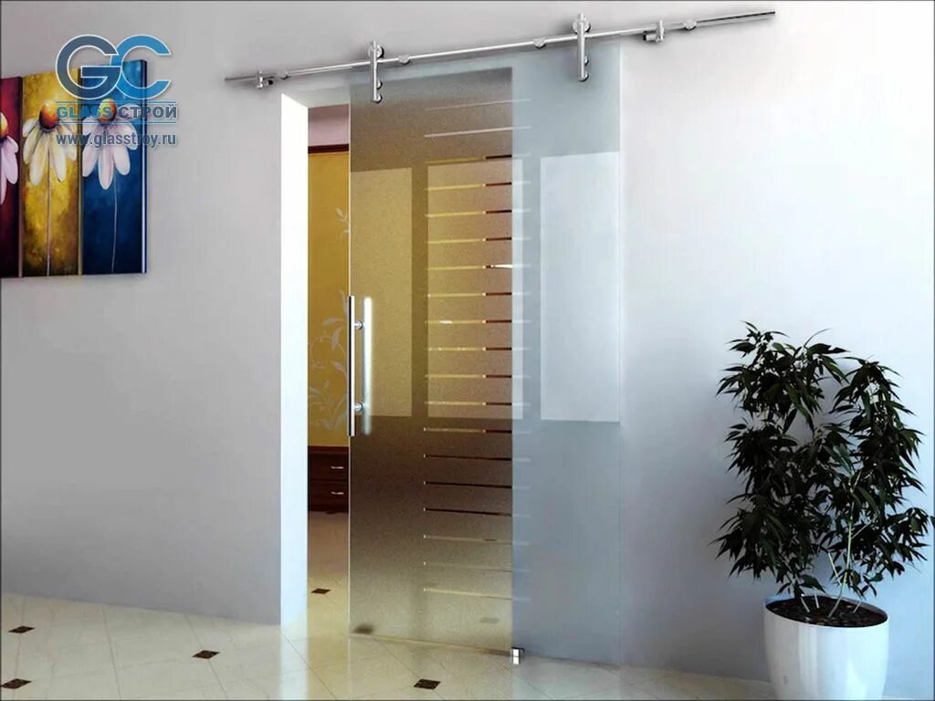 Дверь Glass Sliding Door. Цельностеклянные откатные двери. W-001/Air Glass. Раздвижная система цельностеклянная. Стеклянные двери оптом