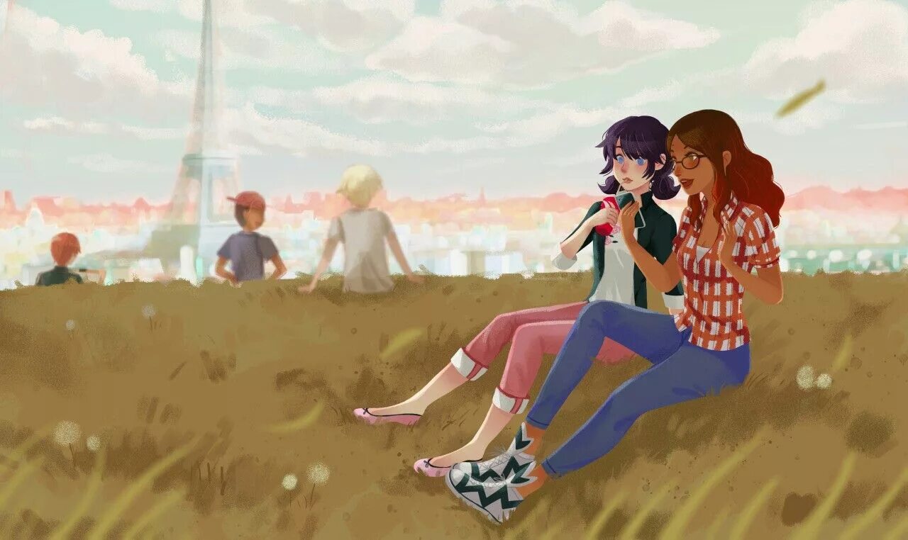 Лучший друг леди. Marinette x Alya.