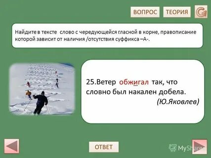 Слово обжечь проверяемое