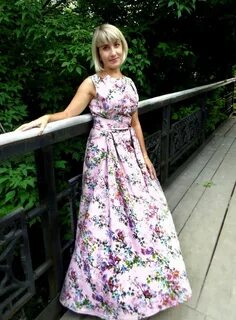 Платье по косой