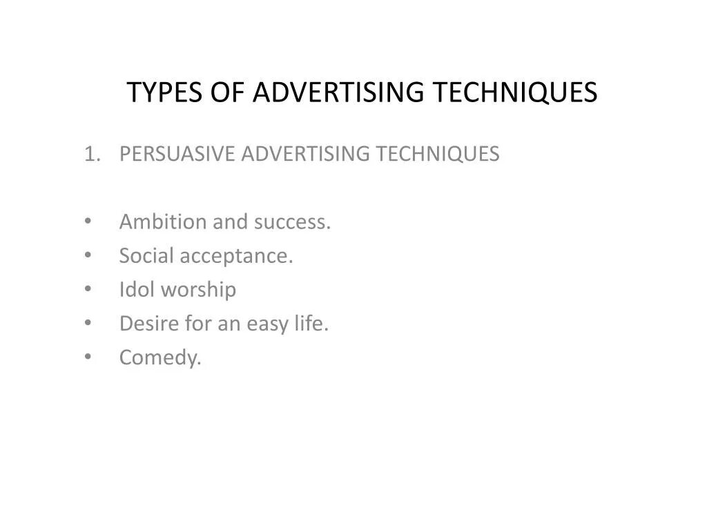Typing of advertising. Advertising techniques examples. persuasive advertising. persuasive advertising examples. technique ad.