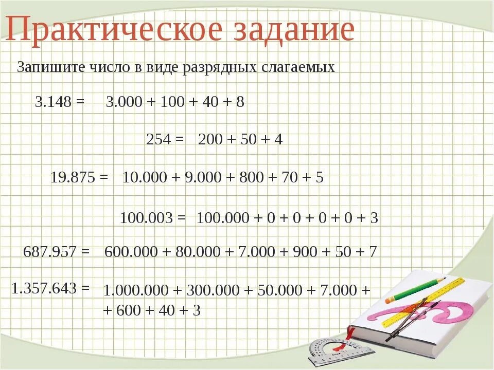 Запиши числа в виде суммы. Разрядные числа задания. Запиши числа в виде суммы разрядных слагаемых 3 класс. Запиши числа в виде разрядных слагаемых 3 класс. X 5 1400 900 реши