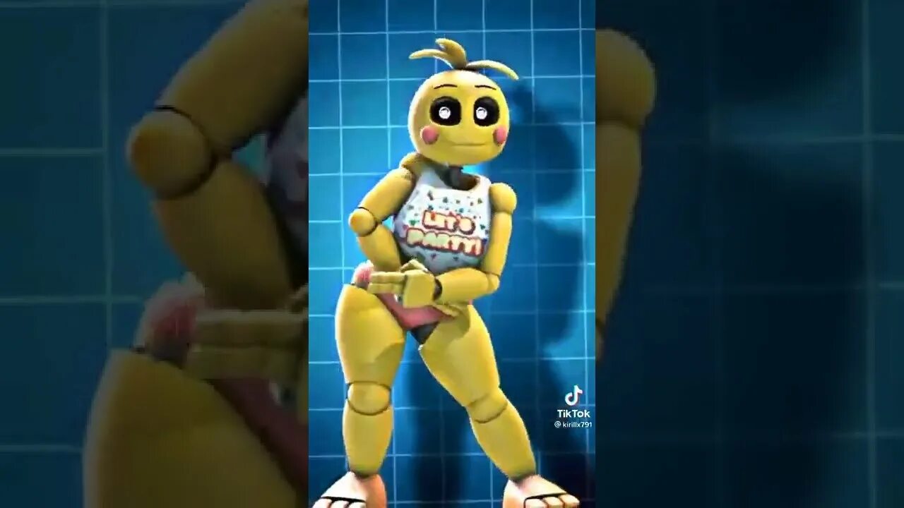 Фнаф 2 той чика аниме гиф. Чика танцует. Чика танцует. Чика танцует. Танец чики.