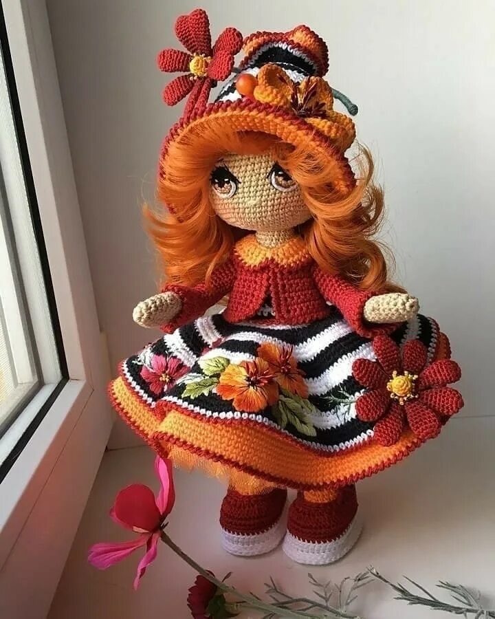 Вязание игрушек девочки