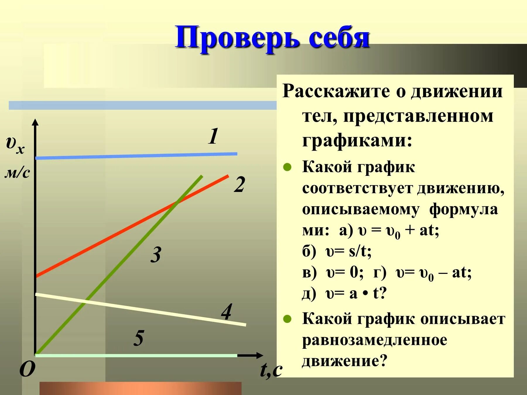 В каком случае тело движется. Графики движения. Описать движение тела по графику. Характер движения тела. Как описать движение тела по графику.