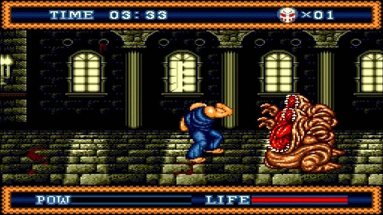 Ромы игр сега. Splatterhouse Sega Mega Drive.