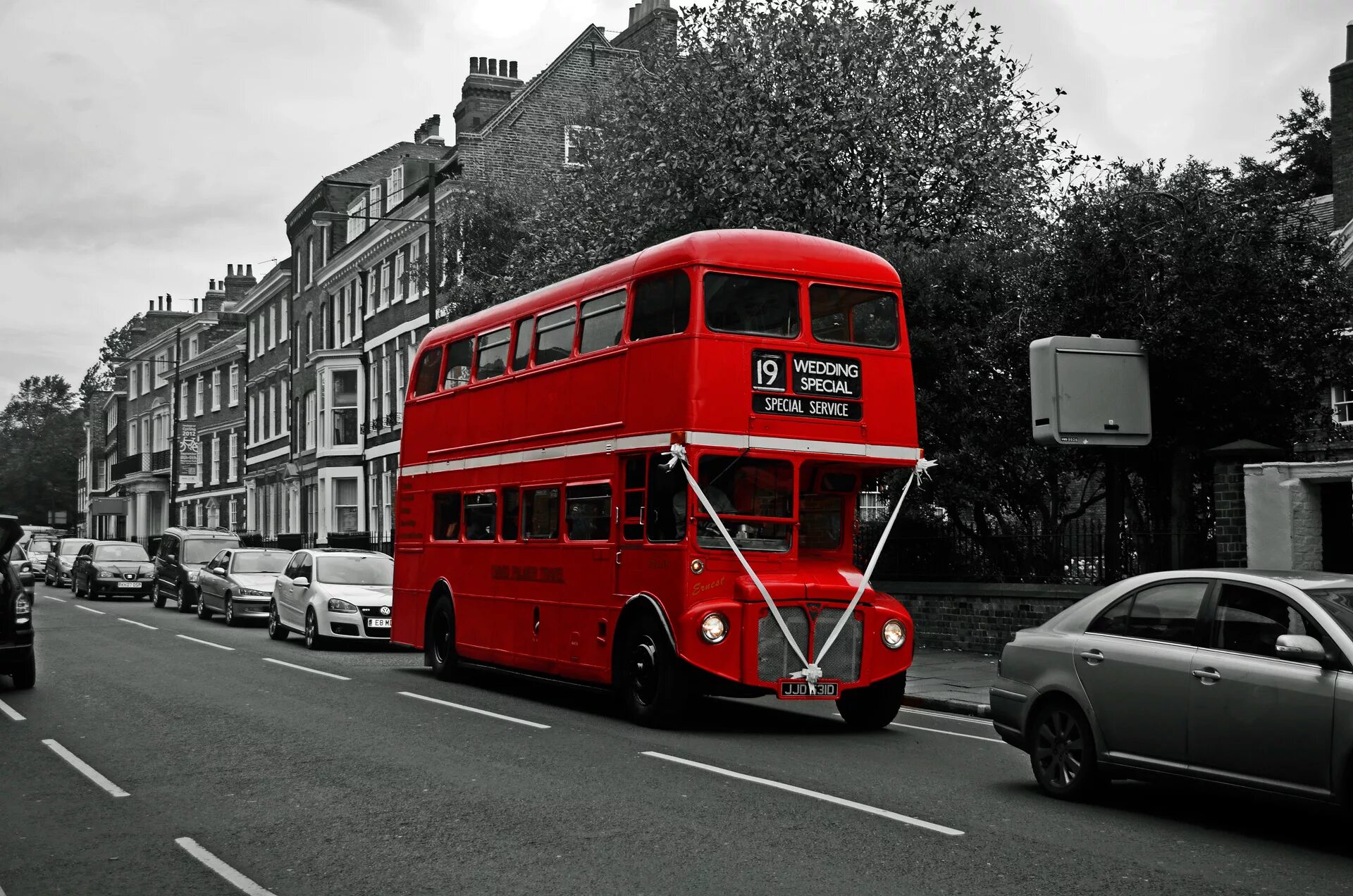 Red bus