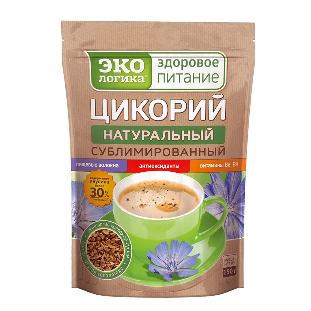 Цикорий сублимированный или порошковый какой лучше. Цикорий экологика 75 г пакет. цикорий экологика 75гр. цикорий классический, эко логика, 75 г. цикорий экологика сублимированный натуральный.