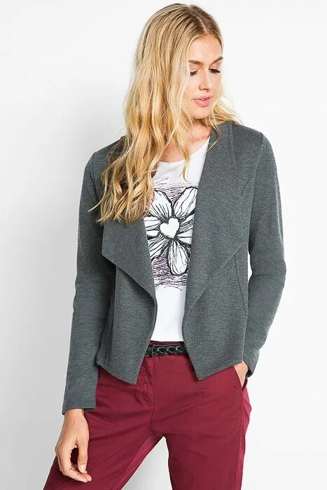 Комбинированный пиджак. Комбинированный пиджак женский. Пиджак трикотажный бонприкс. Комбинированные пиджаки женские. Короткий жакет.