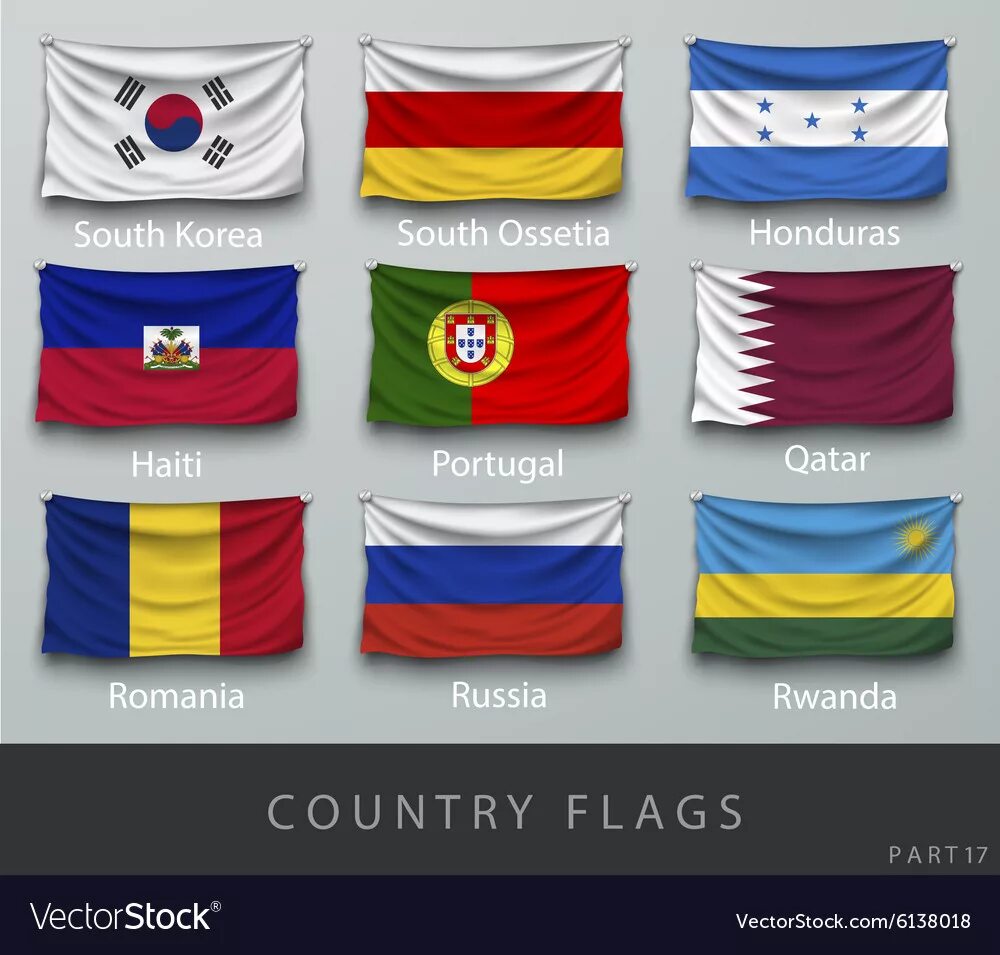 Parted flags