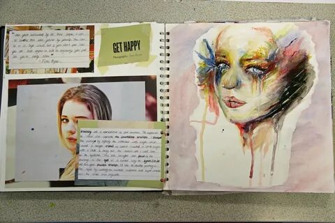 Artist Research Page Layout Sketchbook Layout, Gcse Art Sketchbook, Sketchb...