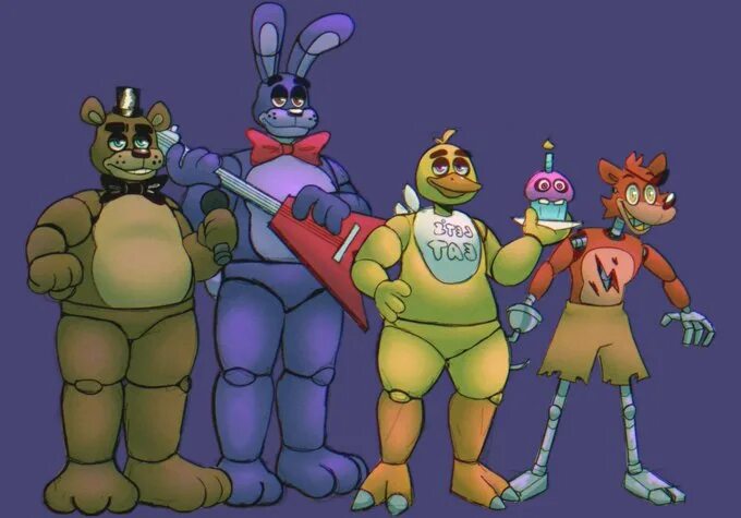 Fnaf jr animatronics