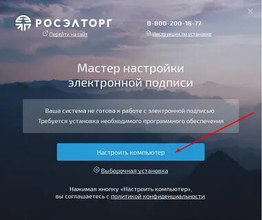 Росэлторг проверка эцп