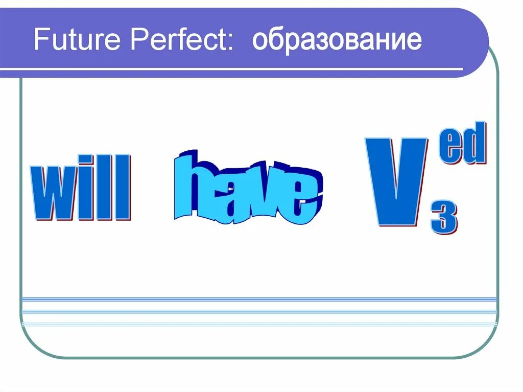 Future perfect school. Образование фьюче перфект. future perfect образование. future perfect презентация. future perfect схема образования.