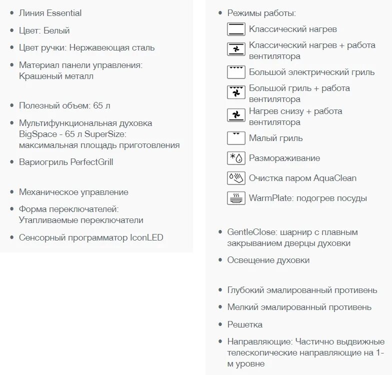 Режим конвекция как выглядит значок