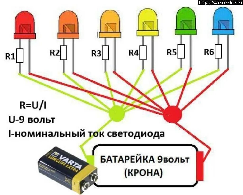 Сколько вольт диоды