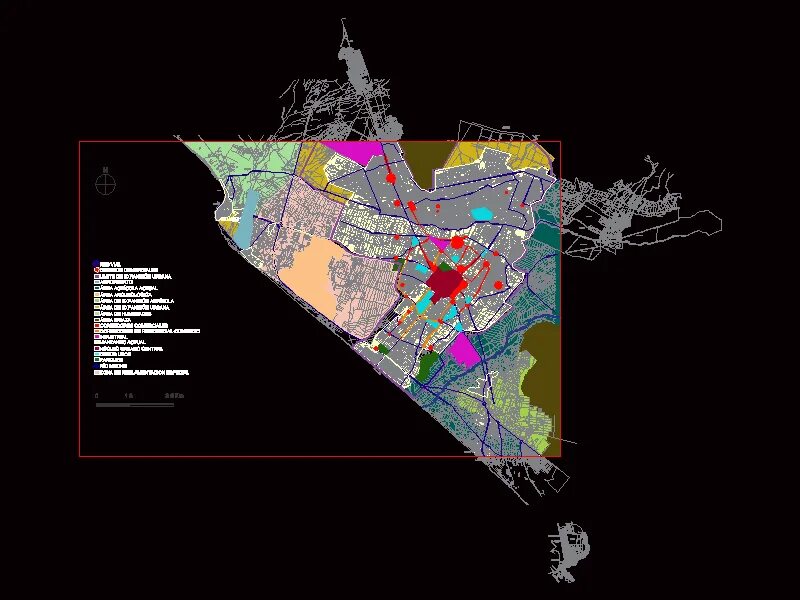 Генеральный план ла платы. Zoning plan