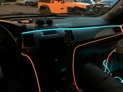 Установка неоновой подсветки
