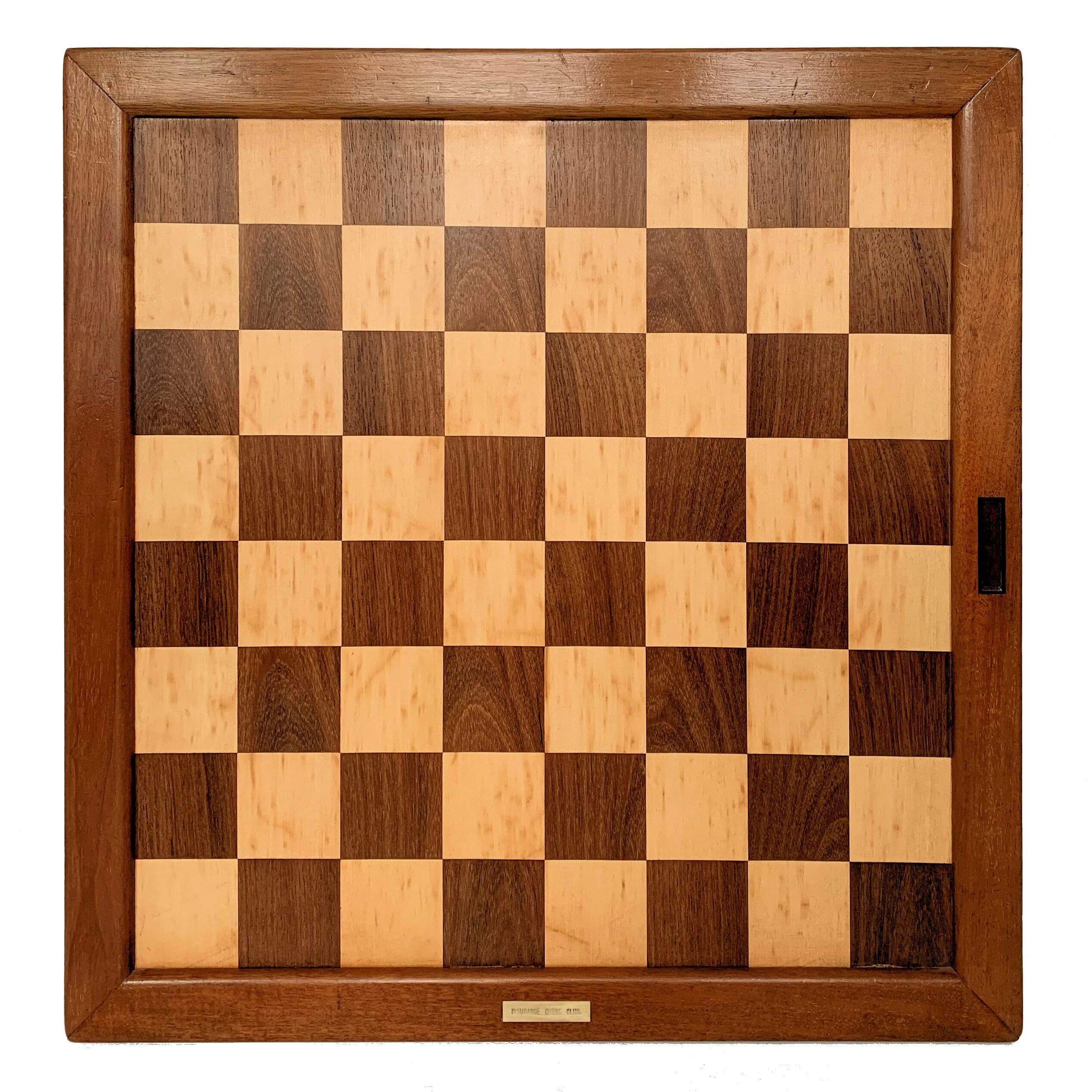 He this chessboard in an antiques shop