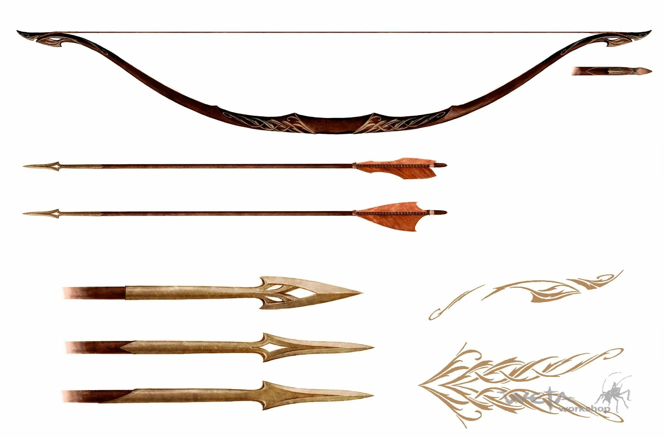 Лук охотника геншин. Геншин королевское оружие лук. Референс лука. Композитный лук днд. Лук оружие референс.