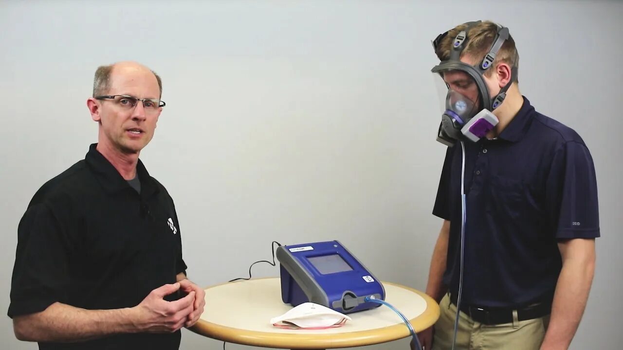 Fit testing. Фит тест респиратора. tsi portacount® respirator fit tester models 8030.