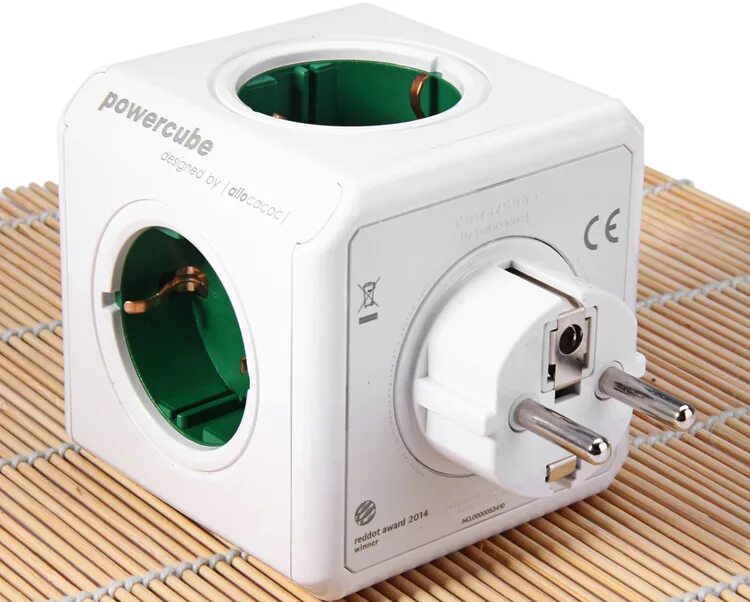 POWERCUBE. Куб розетка with Power Meter. Сетевые разветвители POWERCUBE. Allocacoc.