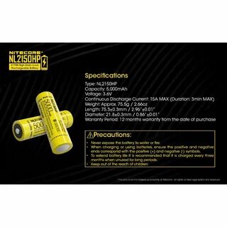 Аккумулятор 21700 nitecore