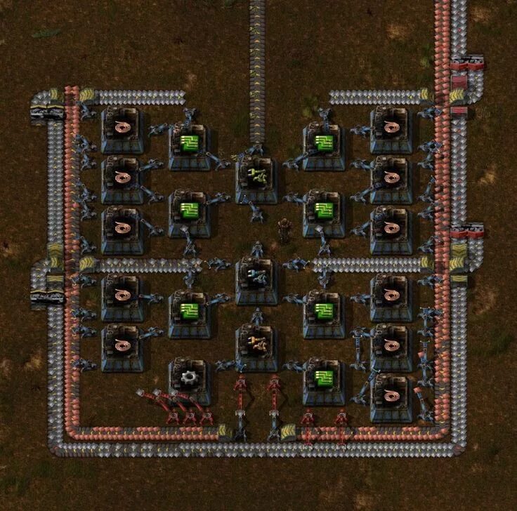 Full-speed smart inserter production * /r/factorio Blueprints, Smart, Speed