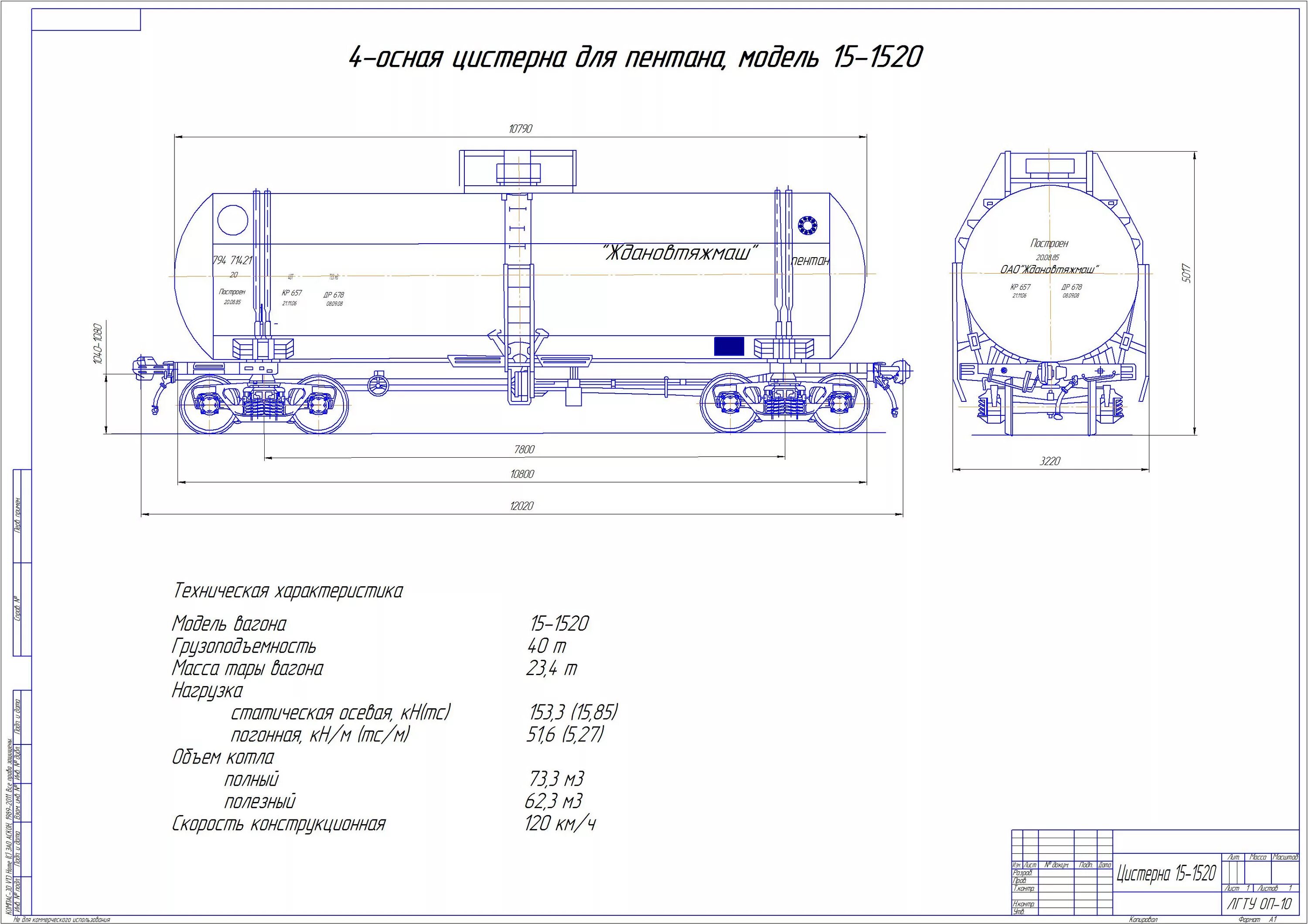 Рис. Цистерна для бензина и нефти с объемом котла 50 м3, модель 15-ц862. Цистерна модель 15-1427. Габариты цистерны железнодорожной. Ж д цистерна 60 кубов габариты бочки.