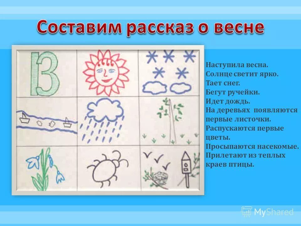 Произведение о весне 1 класс