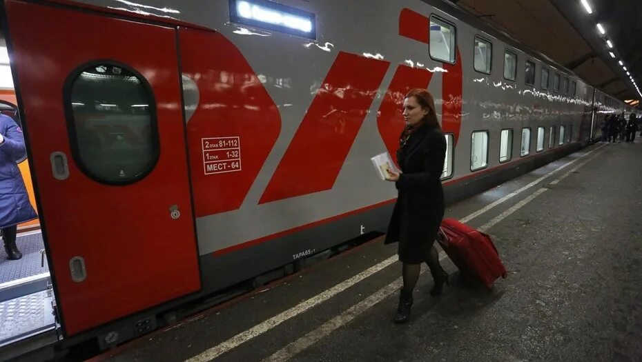 Двухэтажный поезд санкт петербург мурманск фото 30 мая из Петербурга в Анапу отправится первый двухэтажный поезд АиФ Санкт-Петер