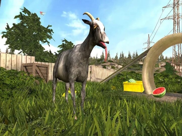 Goat Simulator зеленая труба. Симулятор козла раскраска. Мягкая игрушка козел симулятор. Футболку с симулятором козла. Goat simulator 3 прохождение