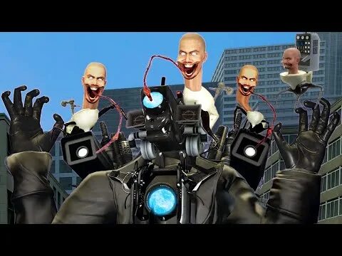 Infected titan tv man. Скибиди туалет garry&#039;s mod камерамен. камерамени скибиди. skibidi toilet vs cameraman.
