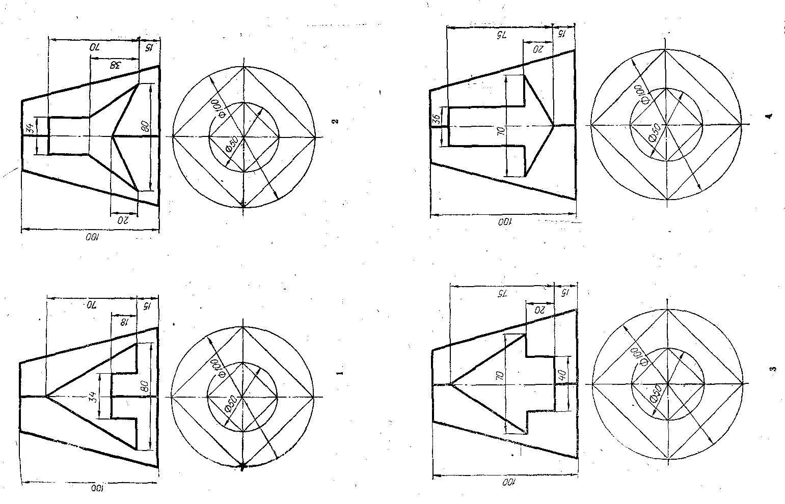 Проекция плоской фигуры. Проекция точки на плоской фигуры круги. 1. Аксонометрия плоских фигур. Аксонометрические проекции фигур.