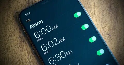 Alarm on off