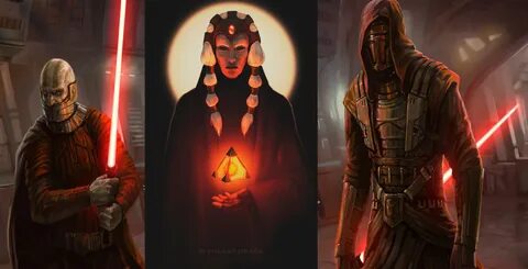 Darth Malak, Darth Traya, Darth Revan.