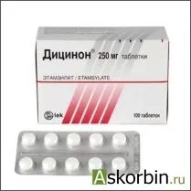 Дицинон инструкция при геморрое