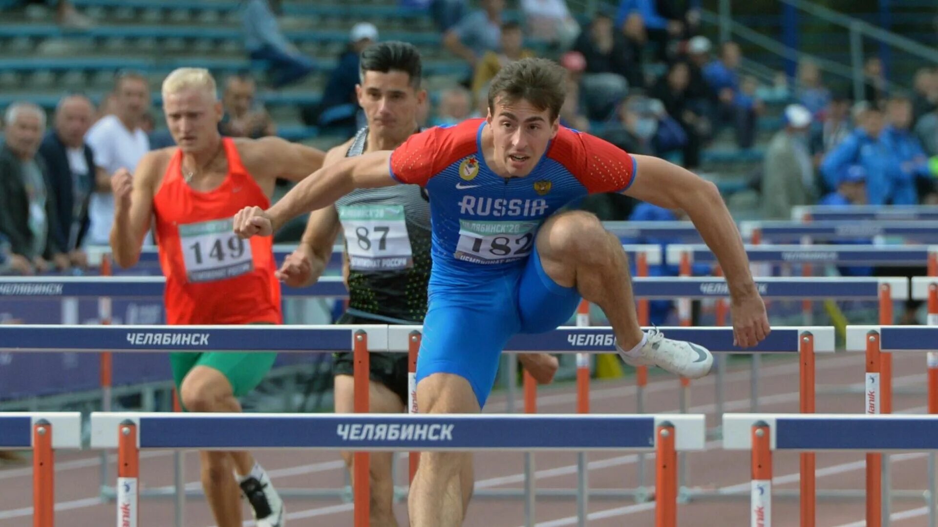 Лучшие результаты чемпионата. Барьерист Шубенков.