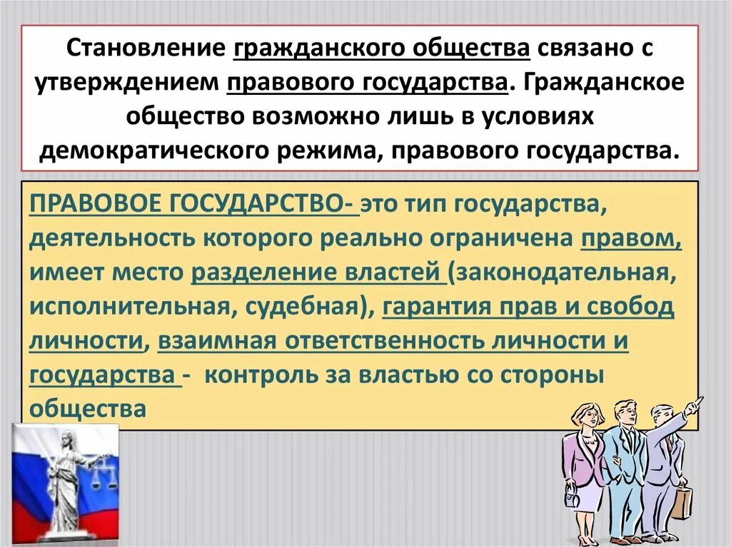 Почему человек связан с обществом. Гражданское общество и правовое государство. Как связаны гражданское общество и правовое государство. Условия формирования гражданского общества и правового государства. Как гражданское общество связано с правовым государством.