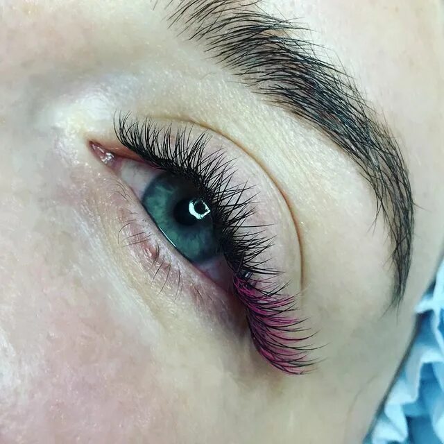 наращивание ресниц 12мм