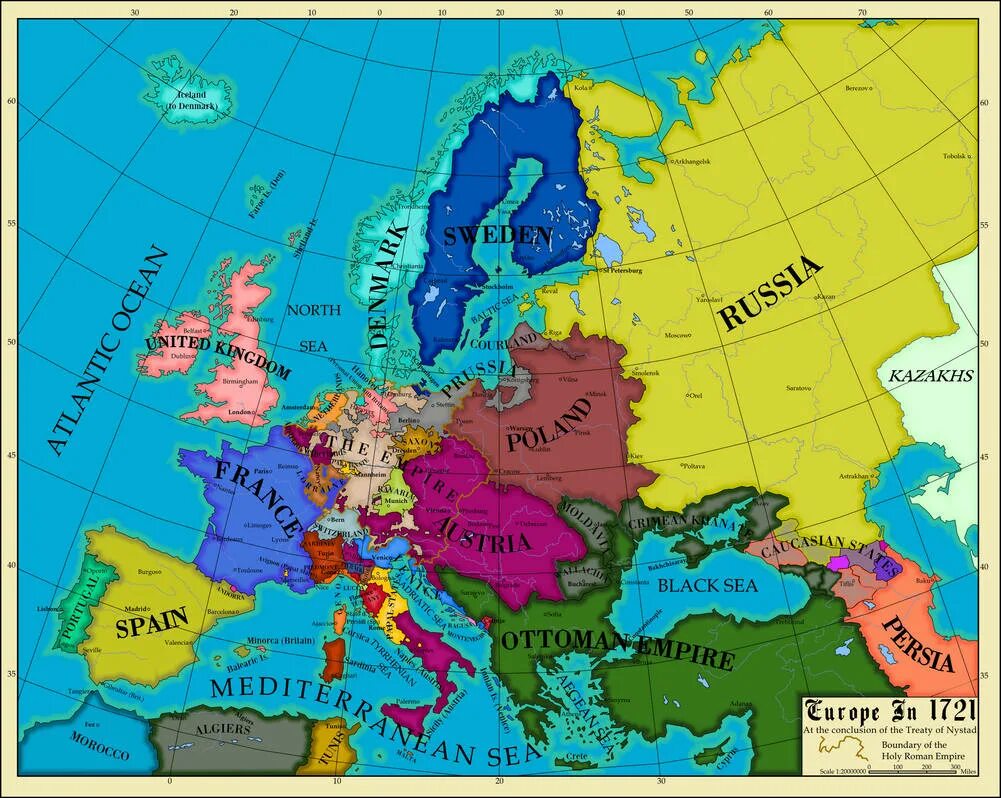 1700 на русские. Карта Европы 1700 года. Политическая карта Европы 1700. Карта Европы 1721 года. Карта Европы 1700г со странами.