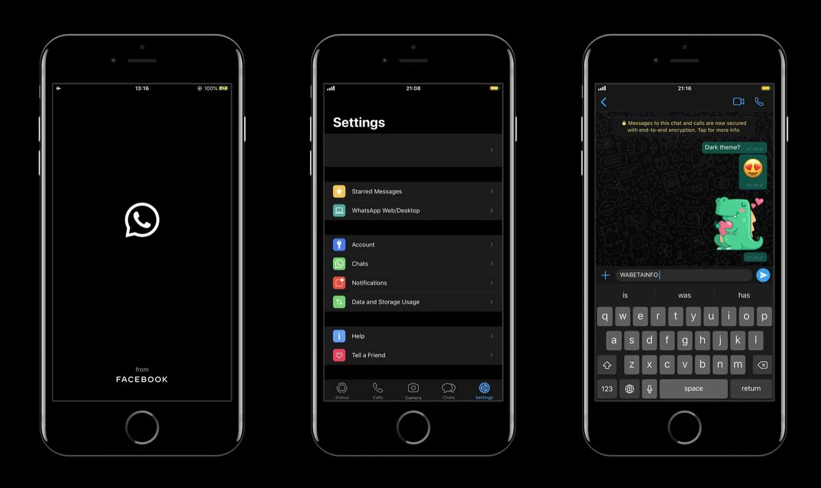 Ватсап айфон 2023. Айфон IOS 14 Dark Mode. Тёмная тема в ватсапе на айфоне. Тёмная тема ватсап на айфон. WHATSAPP iphone темная тема.