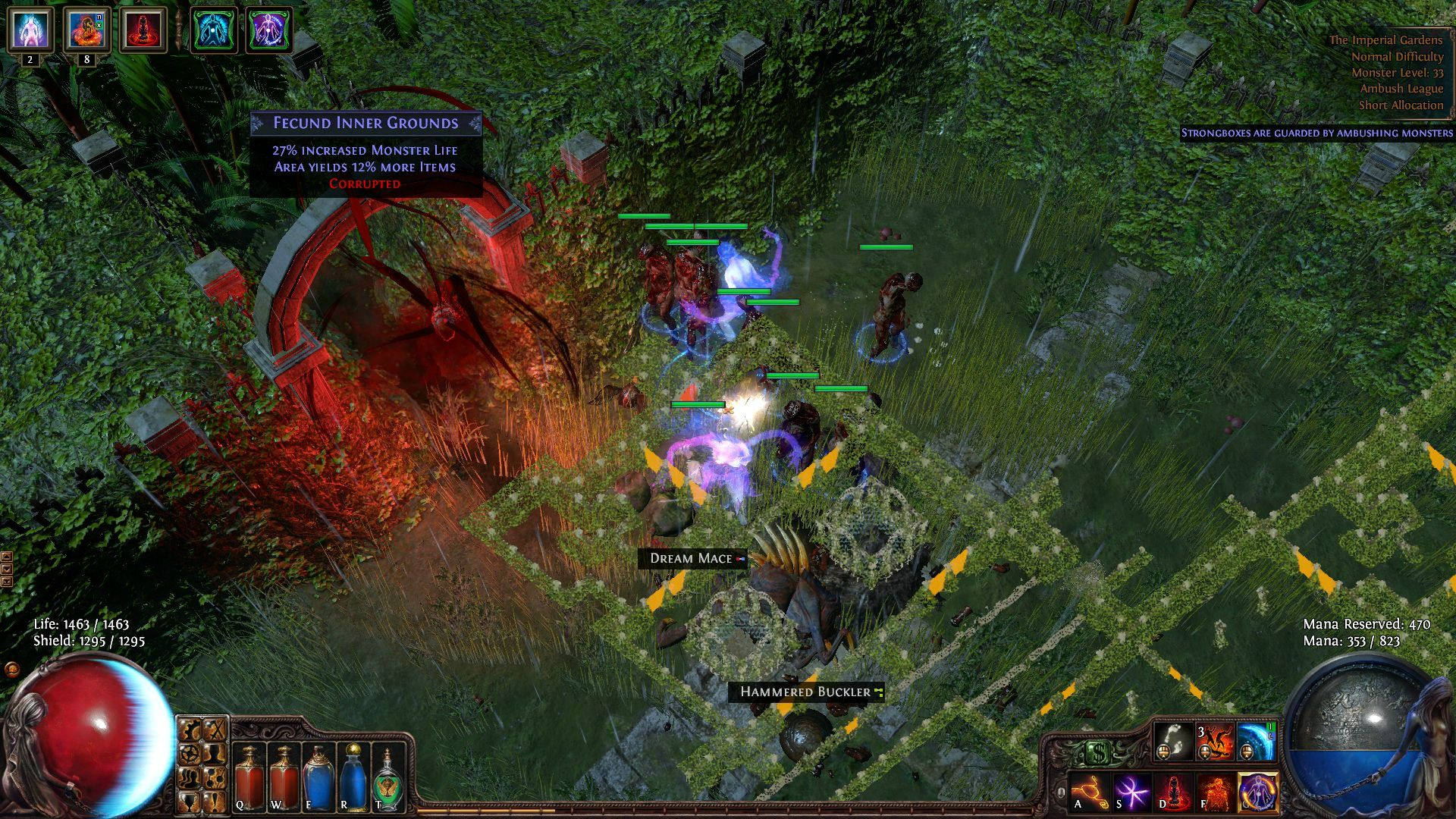 Poe area. Пое имперские сады. имперские сады восхождение. имперские сады path of exile. карта имперские сады poe.