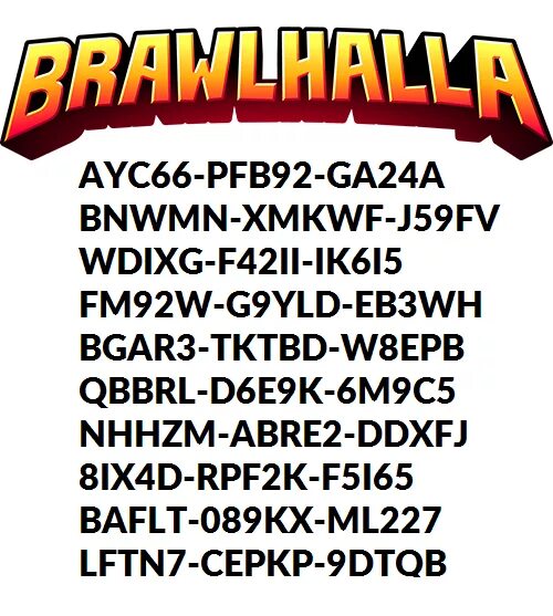 Код для входа в бравл. Бравхалла коды. brawlhalla коды. код для brawlhalla 2025. коды бравлхалла 2025.