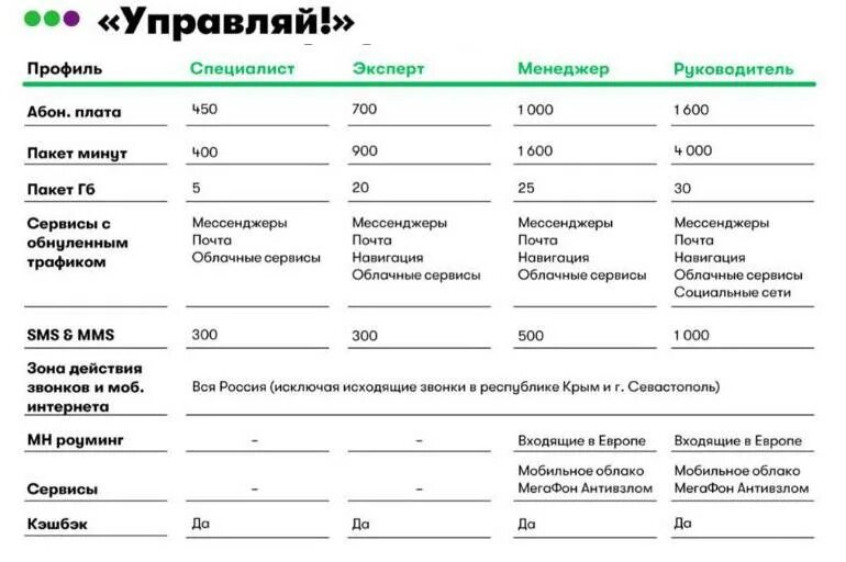 Тариф линейка. Управляй специалист плюс МЕГАФОН описание тарифа. Тариф Управляй МЕГАФОН корпоративный описание тарифа. МЕГАФОН тариф эксперт плюс. МЕГАФОН корпоративный тариф специалист.