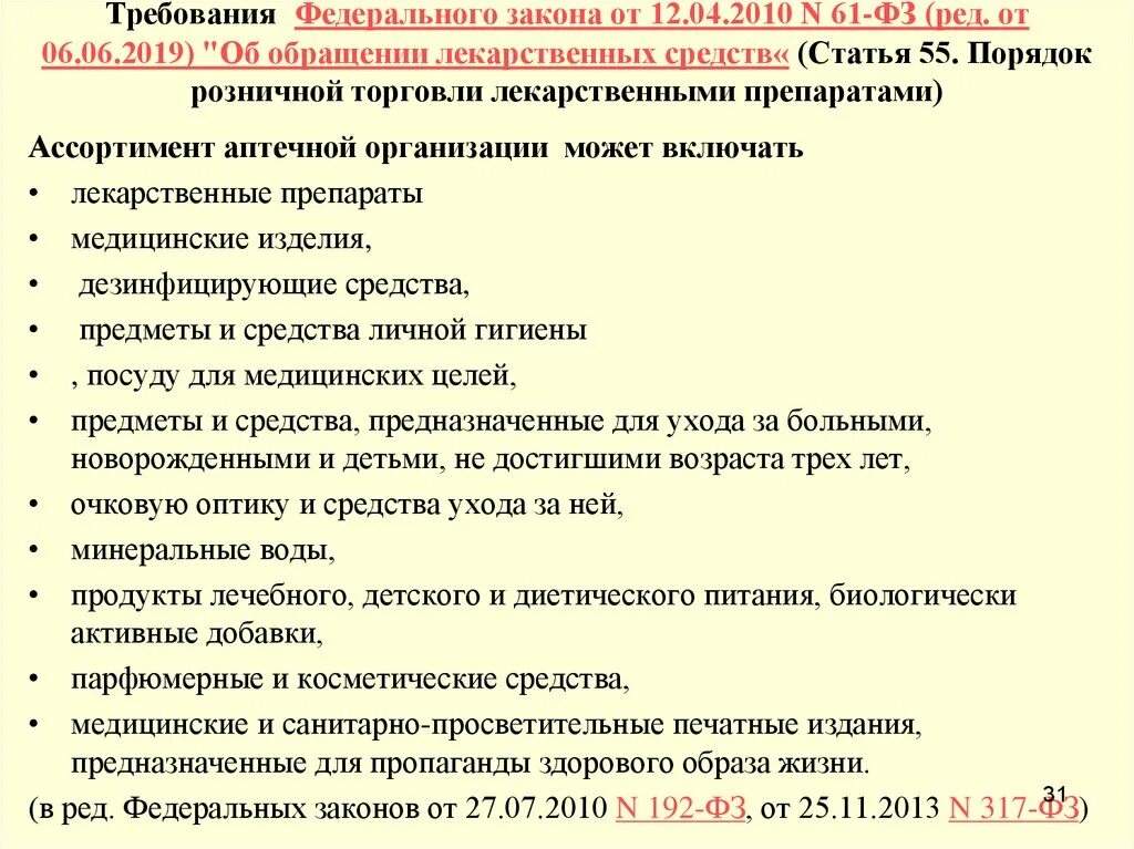 Приказ рф 55. Обращение лекарственных средств. Возврата лекарственных препаратов ФЗ. Структура ФЗ 61. Требования к обращению лекарственных средств.