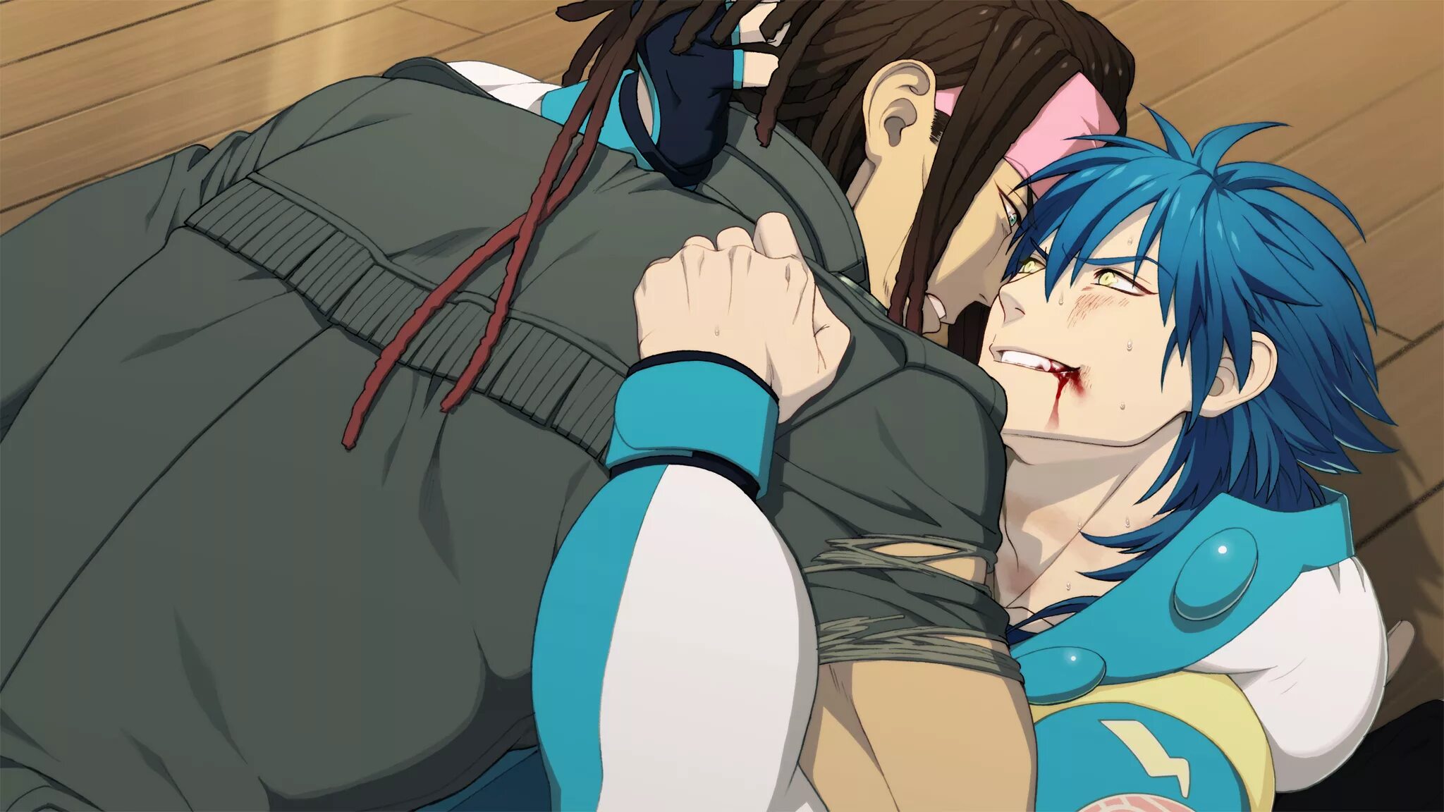 Мэш яой. DMMD Аоба и РЕН. DRAMATICAL Murder (DMMD) Аоба.