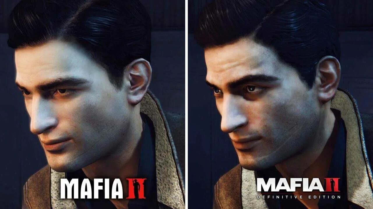 Mafia 2 Definitive Edition. Мафия 2 Дефинитив эдишн. Мафия 2 сравнение и ремастер. Мафия 2 Вито и Джо.